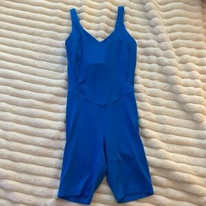 Lulu lemon align body suit 6” Blue Size 2